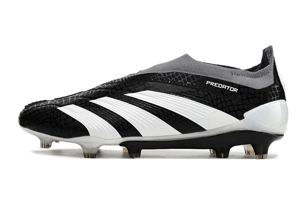 Chuteira Adidas Predstrike Elite Laceless Campo - Preto/Branco