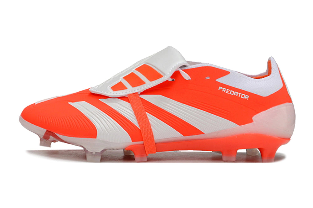 Chuteira Adidas Predstrike Elite Campo - Laranja/Branco