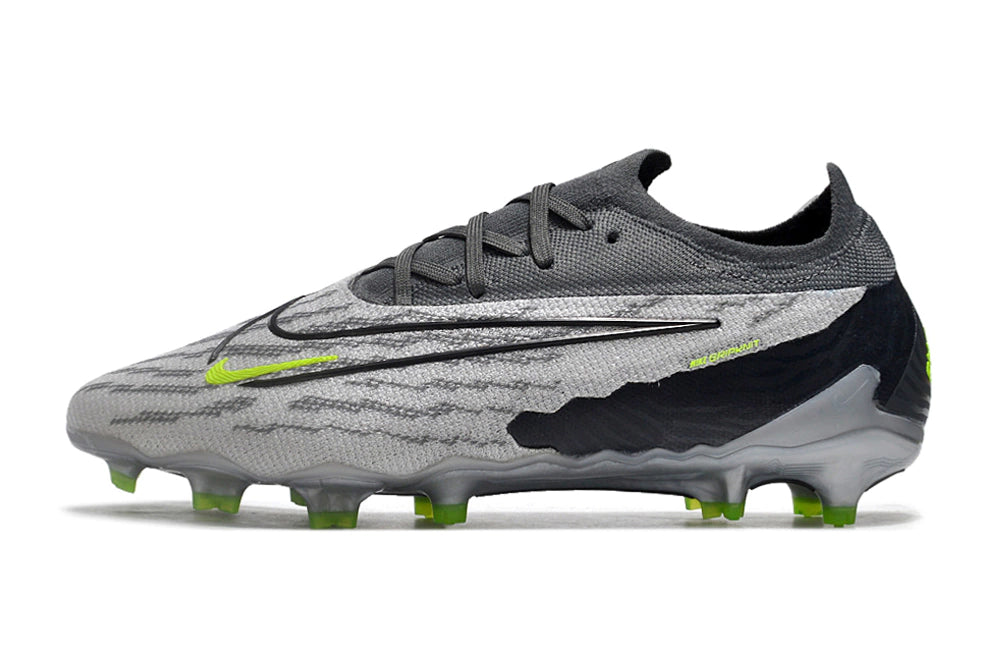 Chuteira Nike Campo Phantom GX Elite FG - Cinza/Verde