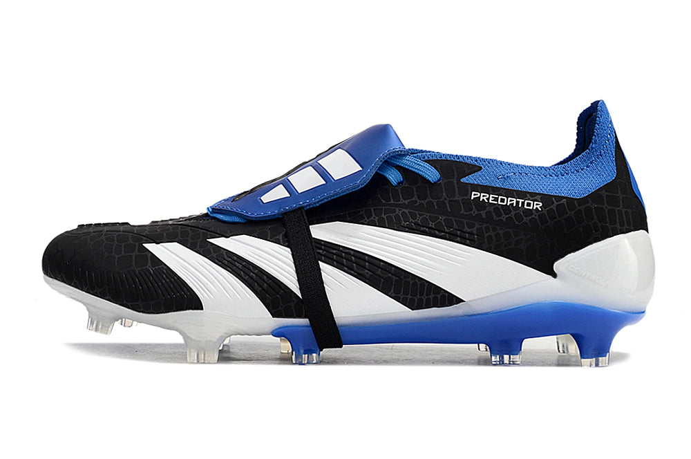 Chuteira Adidas Predstrike Elite Campo - Preto/Azul