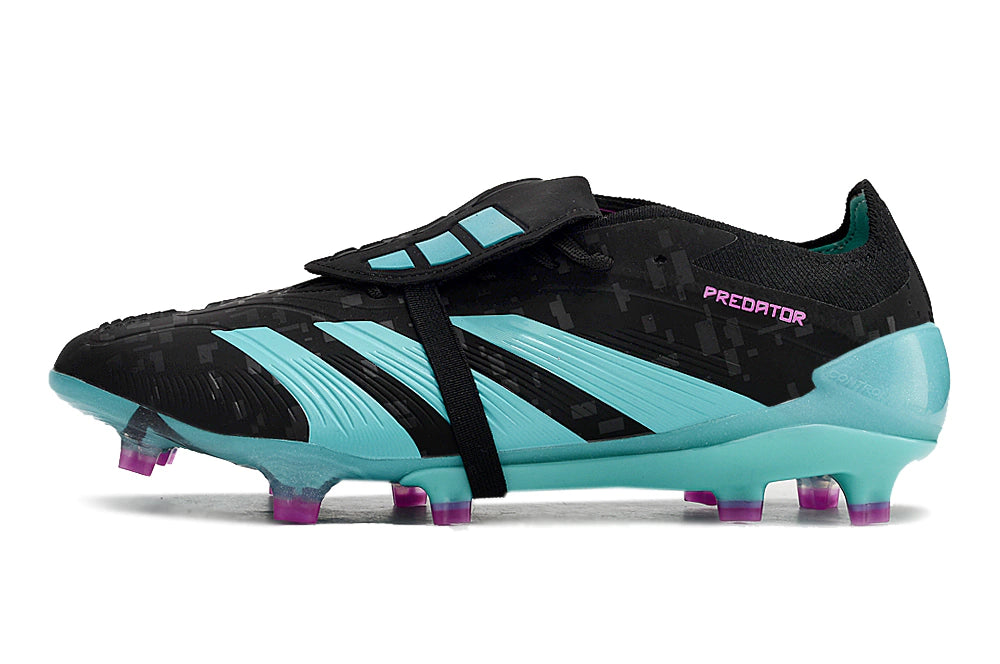 Chuteira Adidas Predstrike Elite Campo - Preto/Azul