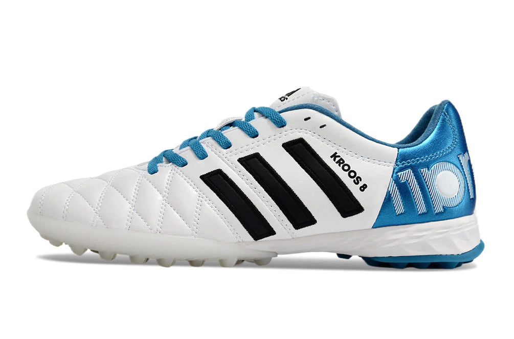 Chuteira Adidas Adipure 11 Pro Society TF - Branco/Azul