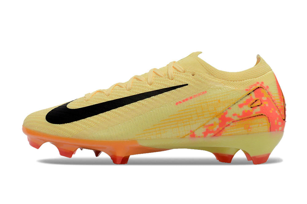 Chuteira Nike Air Zoom Mercurial Vapor 16 Elite FG - Laranja/Amarelo