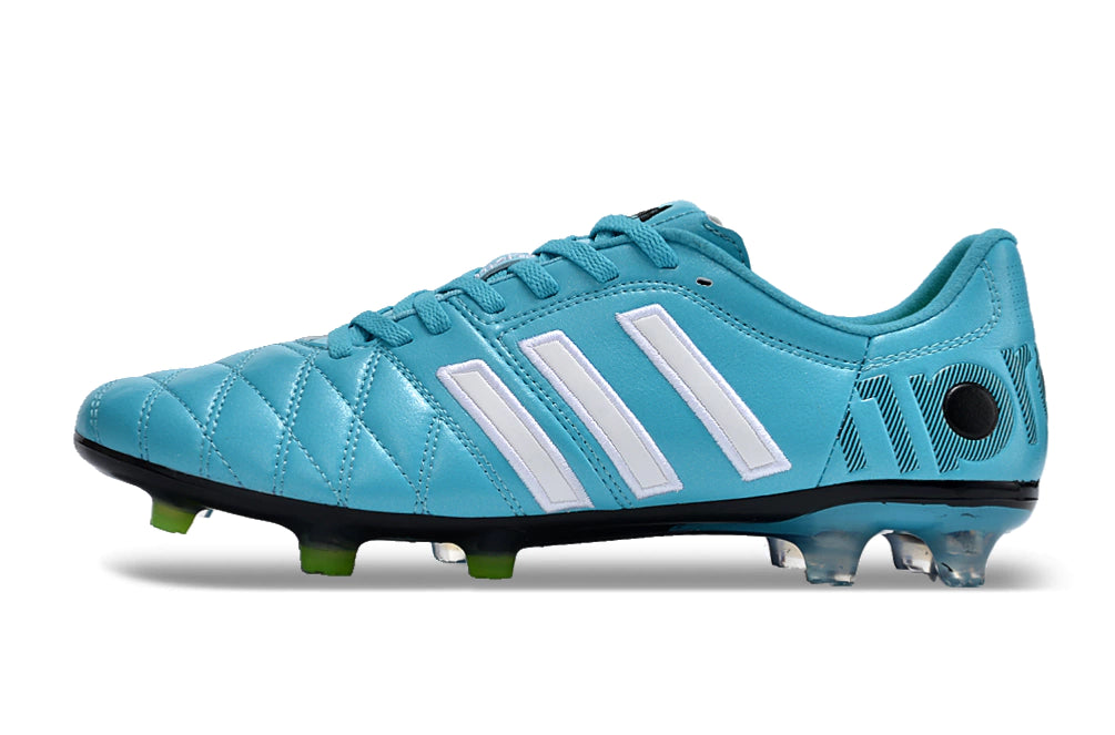 Chuteira Adidas Adipure 11Pro Campo FG - Azul/Branco