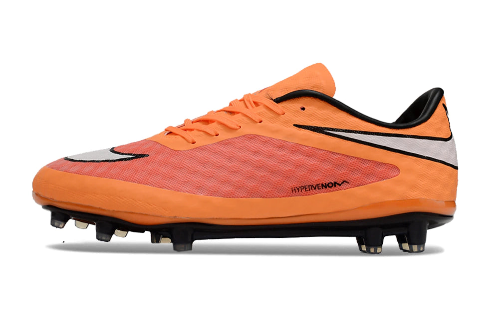 Chuteira Nike Hypervenom Phantom FG - Laranja/Branco