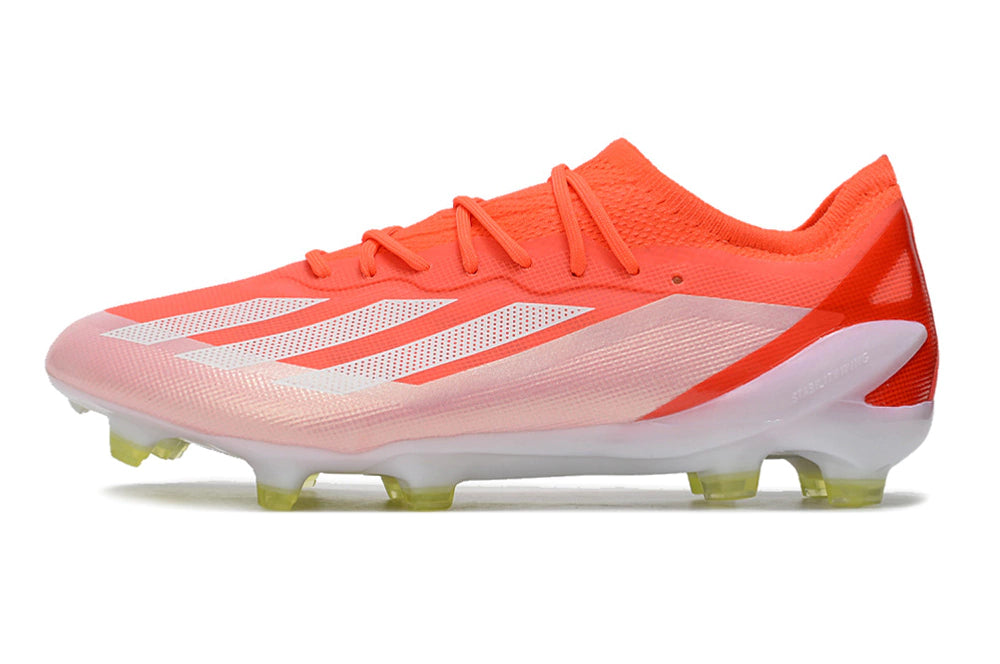 Chuteira Adidas X CrazyFast.1 FG - Vermelho/Branco