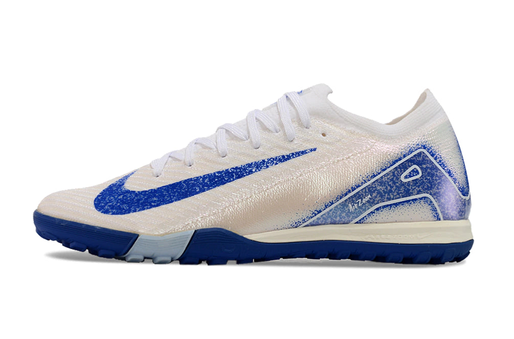 Chuteira Nike Mercurial Vapor 16 Elite Society - Branco/Azul