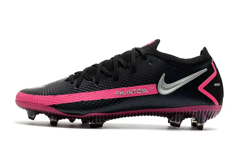 Chuteira Nike Campo Phantom GT Elite - Rosa/Preto