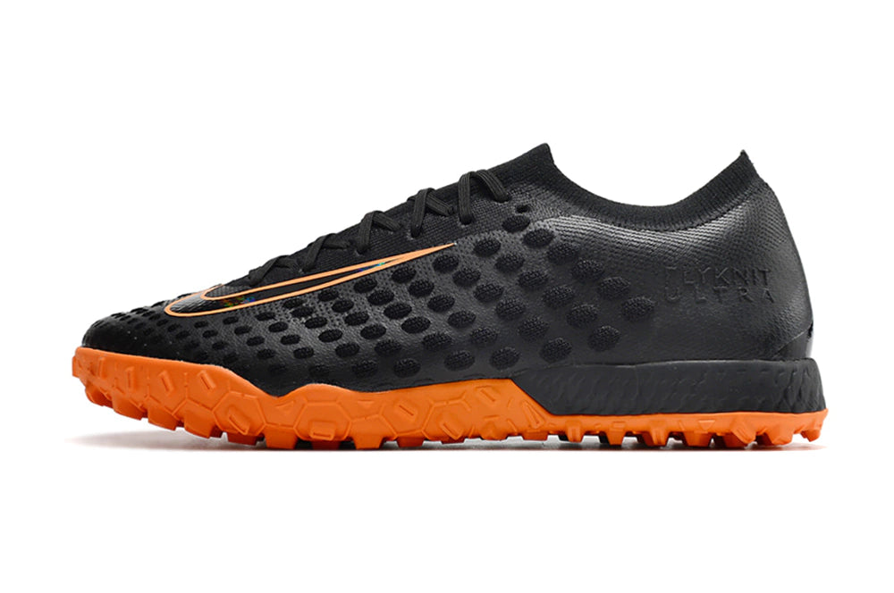 Chuteira Nike Phantom Ultra Venom Society TF - Preto/Laranja