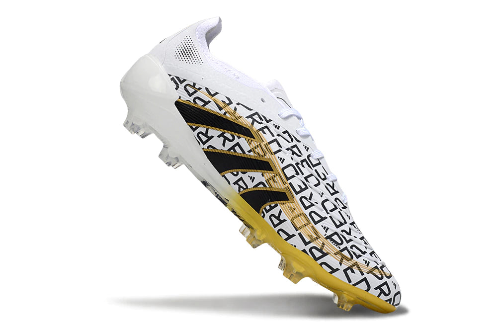 Chuteira Adidas Predator Elite 25 Campo FG - Branco/Preto