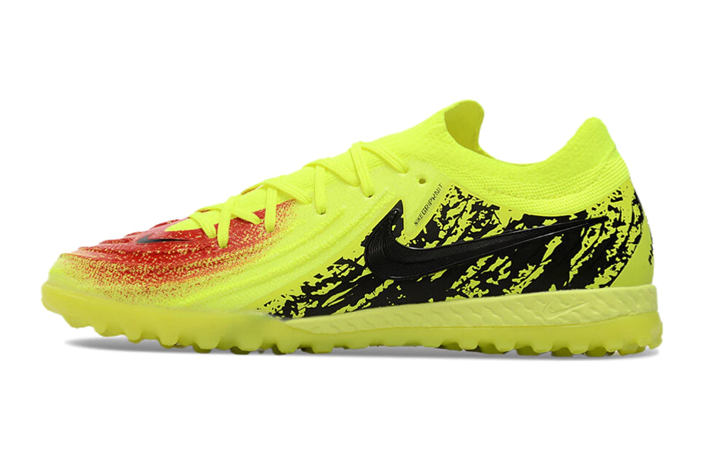 Chuteira Nike Phantom GX 2 Elite Society TF - Branco/Verde/Preto