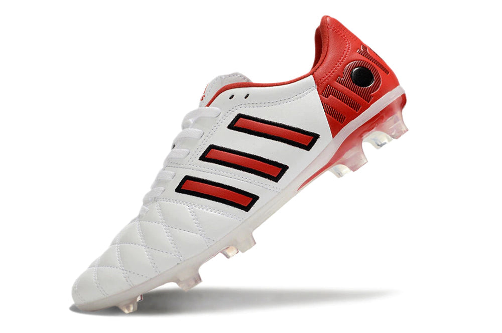 Chuteira Adidas Adipure 11Pro Campo FG - Branco/Vermelho