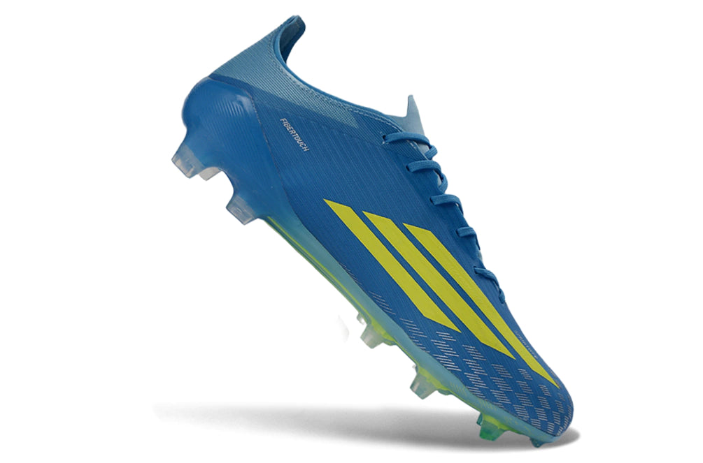Chuteira Adidas F50 X Campo - Rosa - Azul