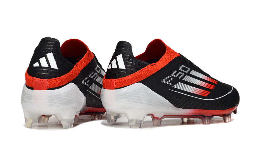 Chuteira Adidas F50+.1 Elite FG - Preto/Vermelho