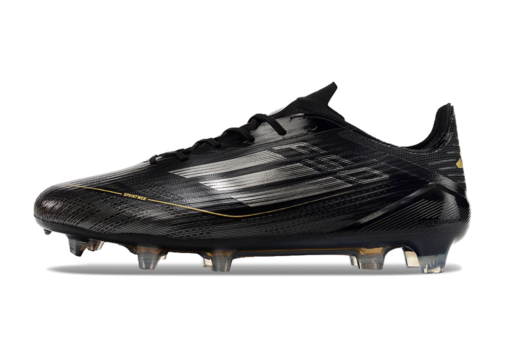 Chuteira Adidas F50 X Campo - Preto/Dourado