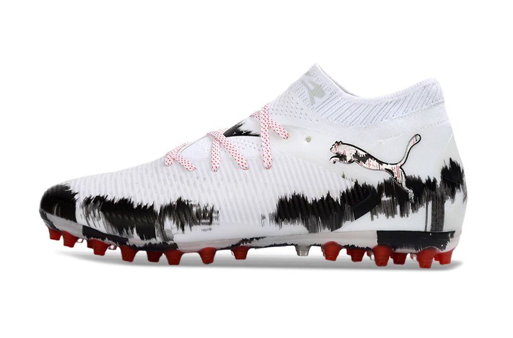 Chuteira Puma Future 8 Match MG - Branco/Preto
