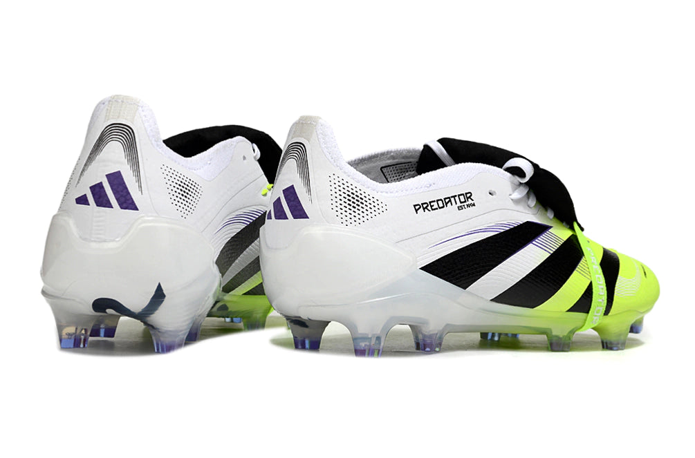 Chuteira Adidas Predator Elite Tongue 25 Campo - Branco/Verde