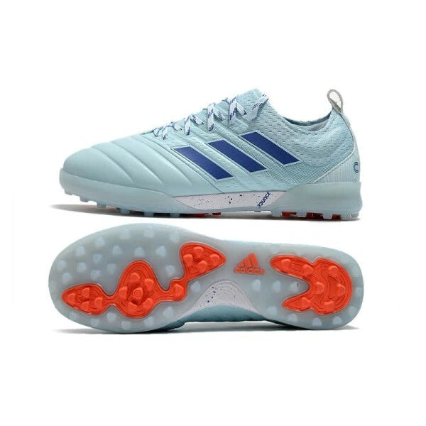 Chuteira Adidas Copa 20.1 Society - Azul claro