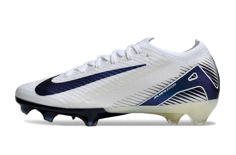 Chuteira Nike Air Zoom Mercurial Vapor 16 Elite FG - Branco/Azul