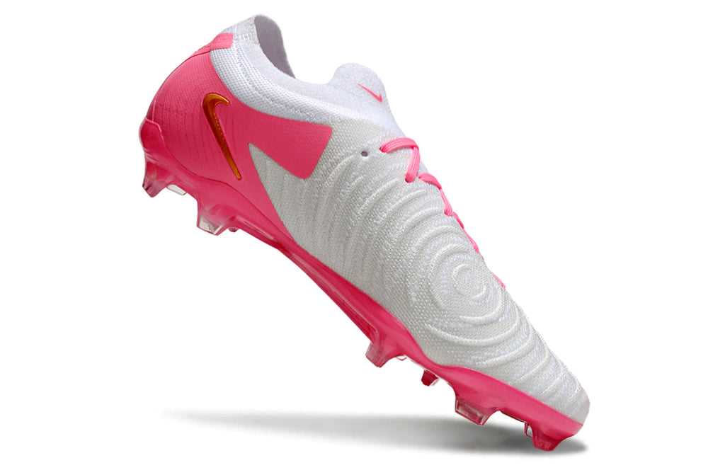 Chuteira Nike Phantom GX2 Elite Campo FG - Branco/Rosa