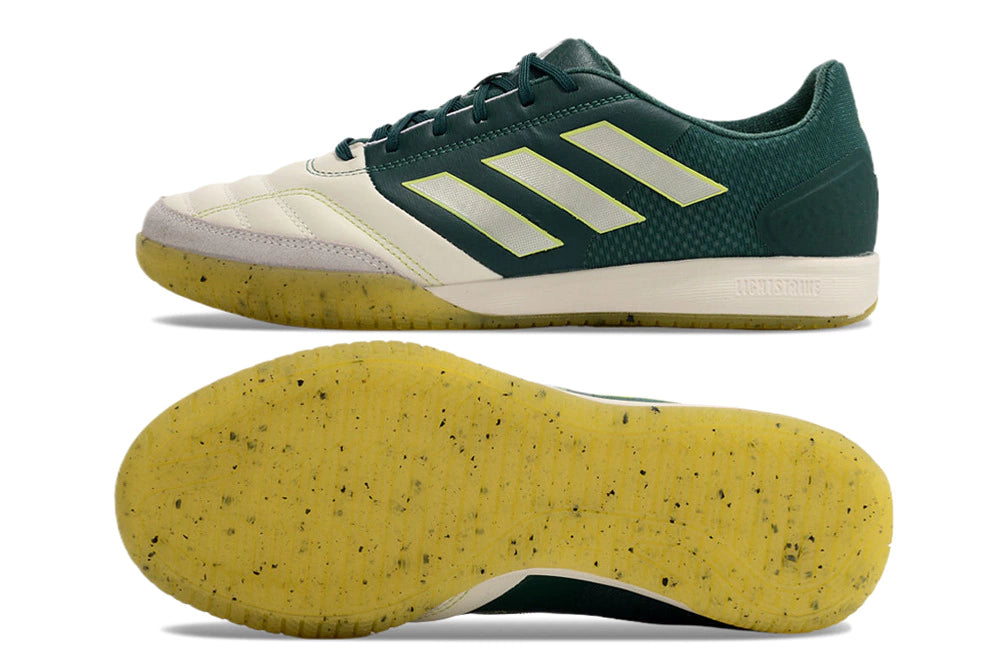 Chuteira Adidas Top Sala Futsal - Verde/Amarelo/Branco