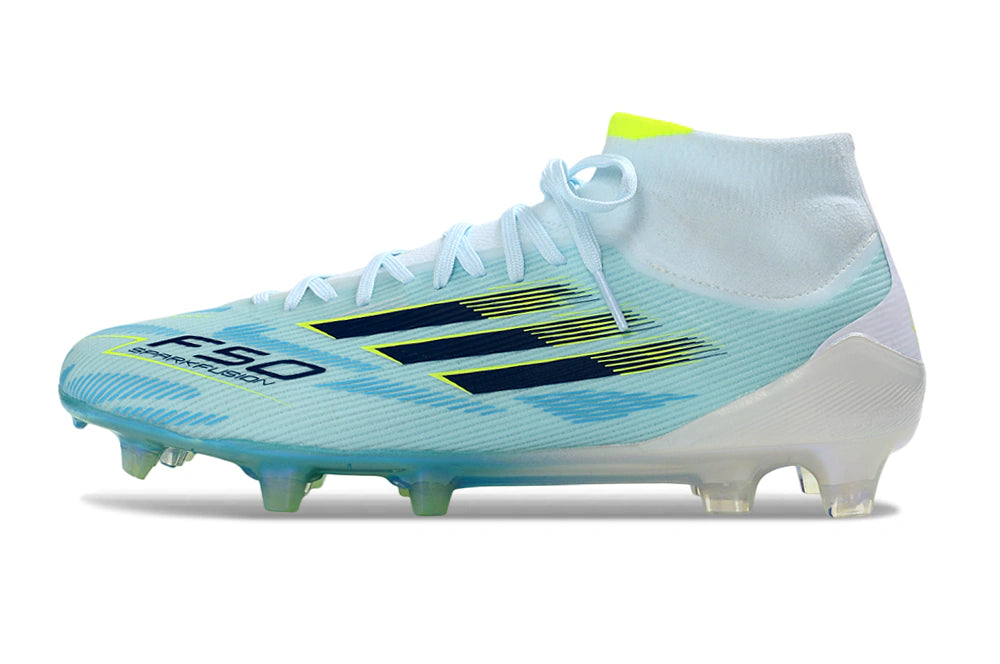 Chuteira Adidas F50 Elite Mid Campo - Azul