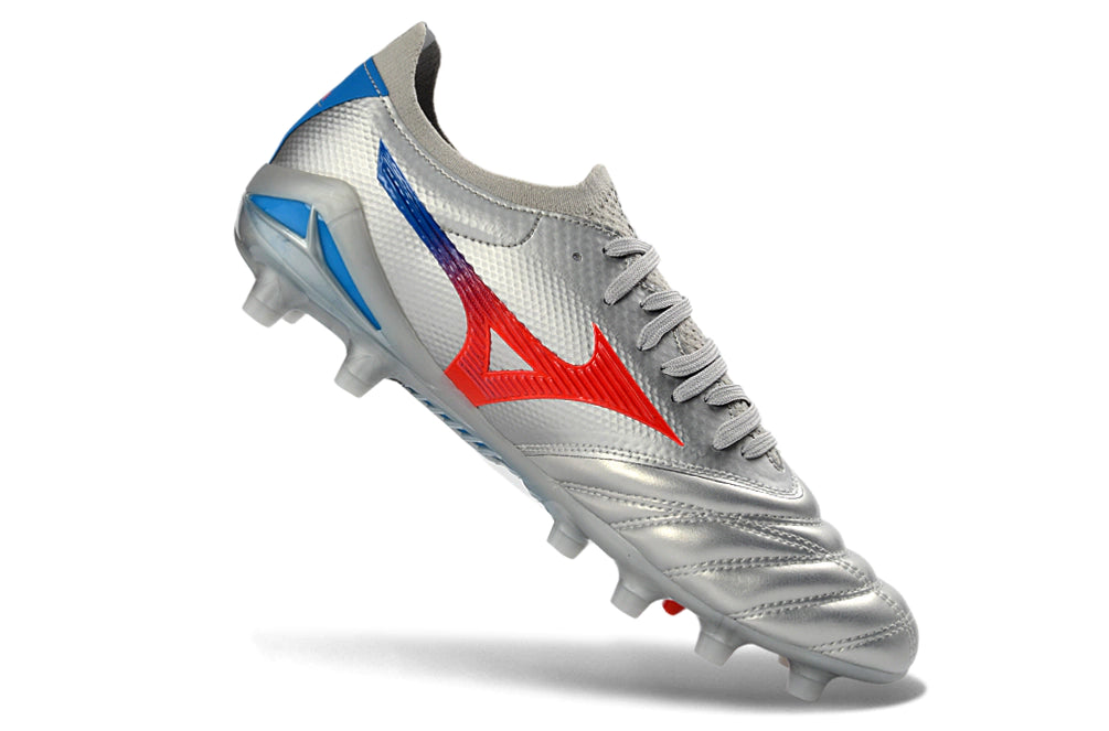 Chuteira Mizuno Morelia Neo 4 Campo - Prata