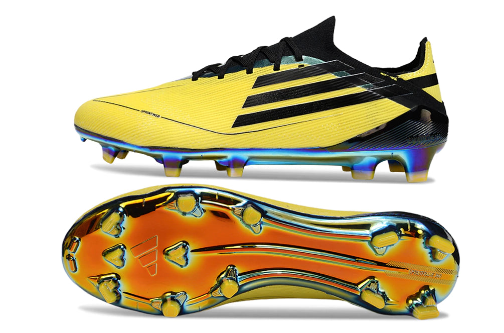 Chuteira Adidas F50 X Campo - Amarelo/ Preto