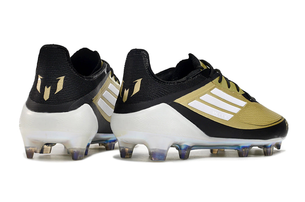 Chuteira Adidas F50 X Campo - Preto/Dourado/Branco