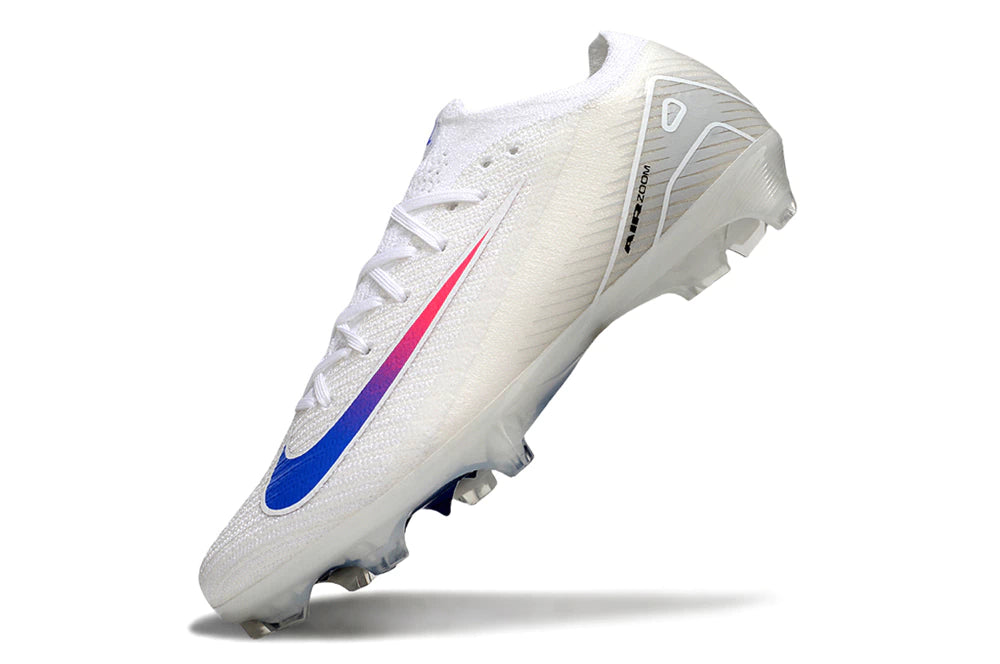 Chuteira Nike Air Zoom Mercurial Vapor 16 Elite FG - Branco/Azul