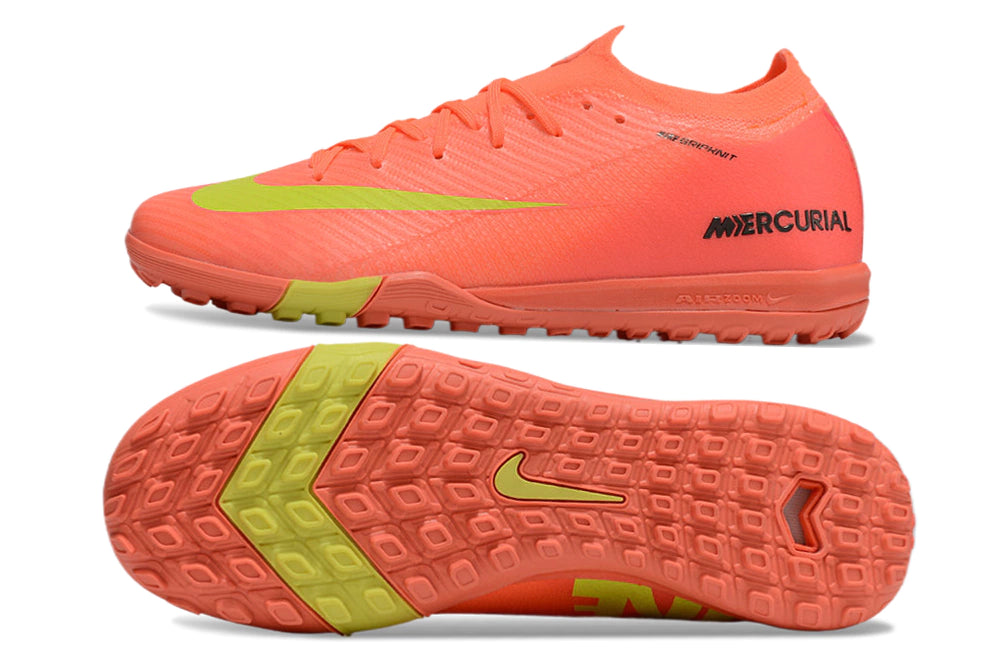 Chuteira Nike Mercurial Vapor 16 Elite Society - Laranja/Amarelo