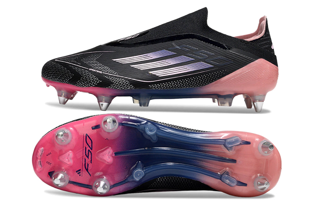 Chuteira Adidas F50 X Laceless Campo SG - Roxo/Preto