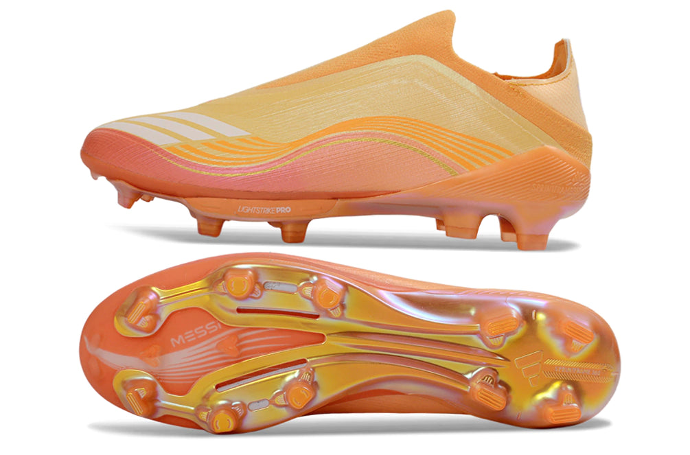 Chuteira Adidas F50+ Elite Campo - Laranja