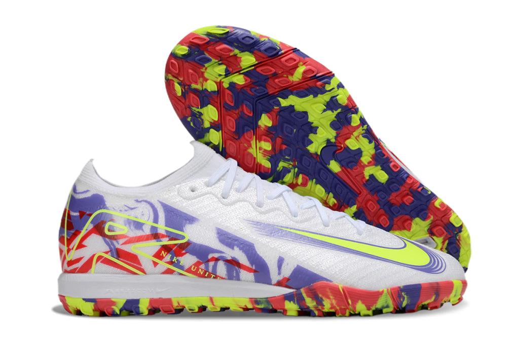 Chuteira Nike Mercurial Vapor 16 Elite Society - Branco/Amarelo