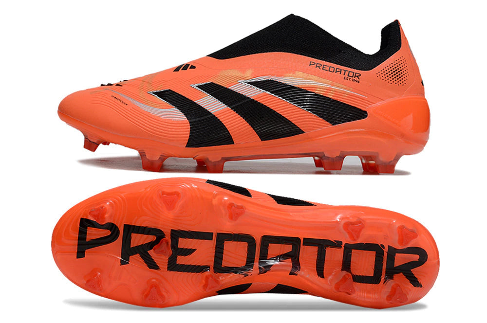 Chuteira Adidas Predator Elite 25 Laceless Campo - Laranja