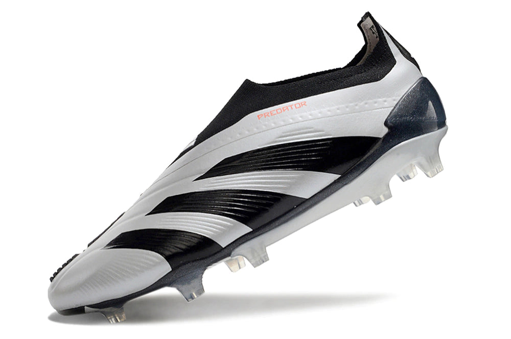 Chuteira Adidas Predstrike Elite Laceless Campo - Cinza/Preto