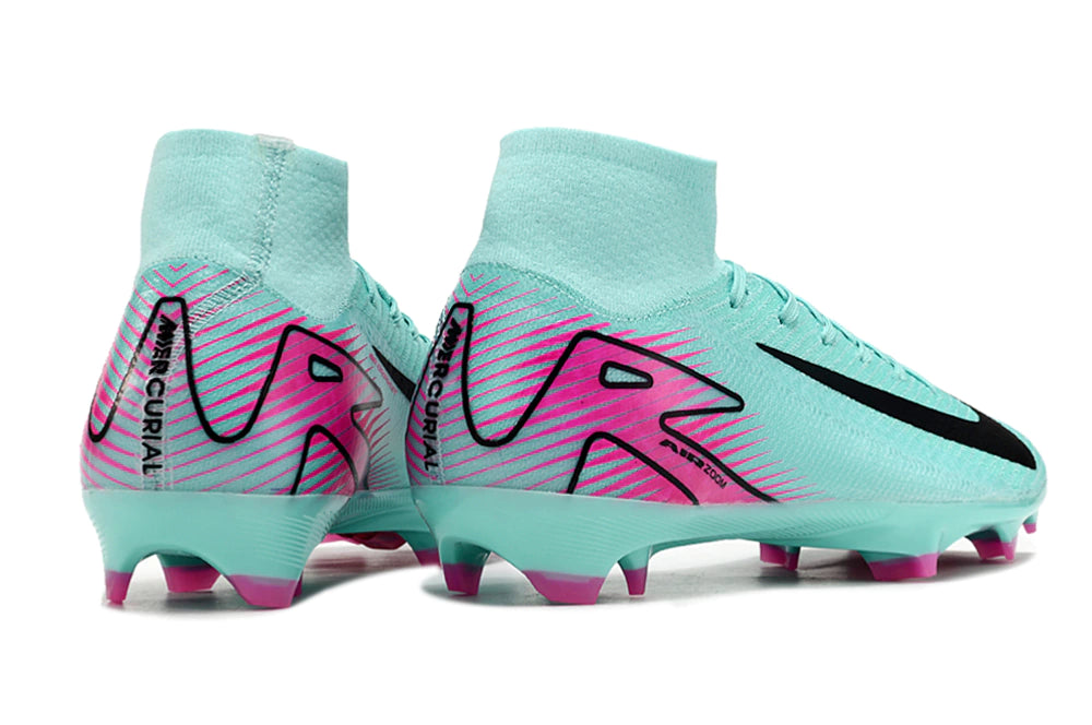 Chuteira Nike Mercurial Superfly 10 Elite Campo - Azul/Rosa