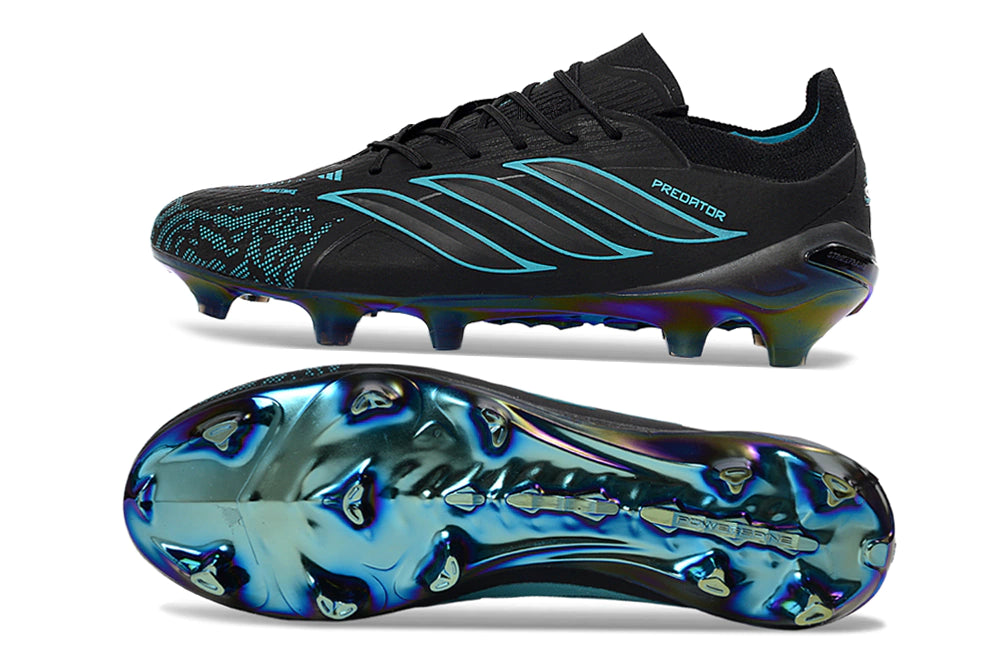 Chuteira Adidas Predator Elite 26 Campo FG - Preto/Azul