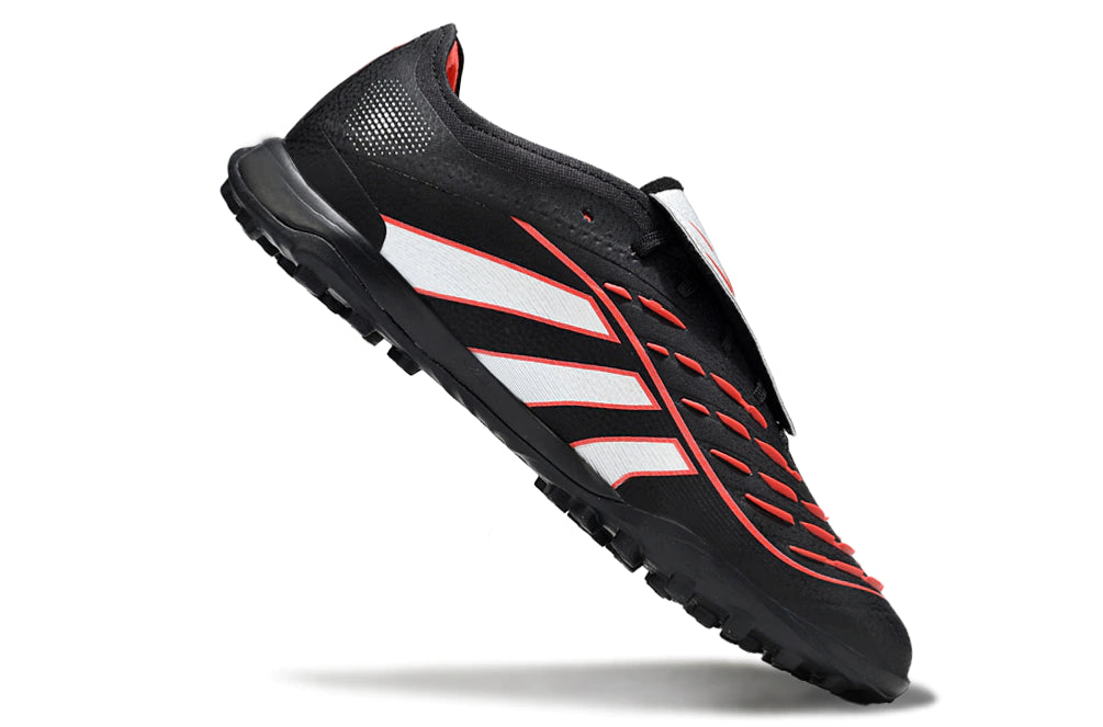 Chuteira Adidas Predator Tongue Elite 25 Society - Preto/Laranja