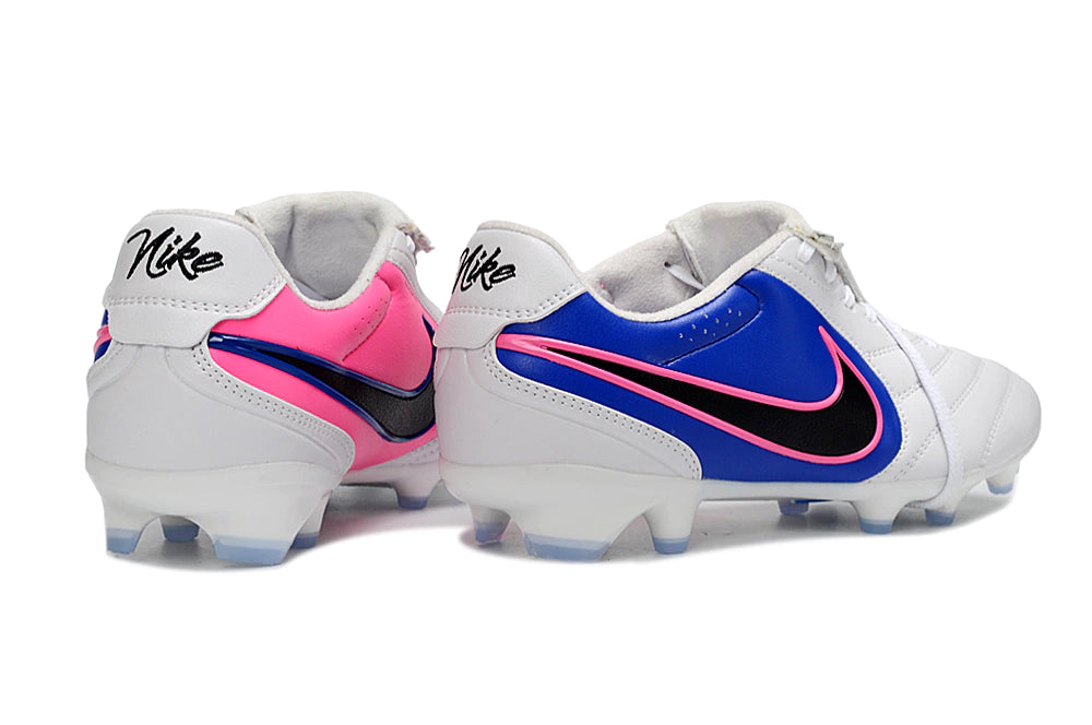 Chuteira Nike Tiempo Ligera Pro FG - Branco/Azul