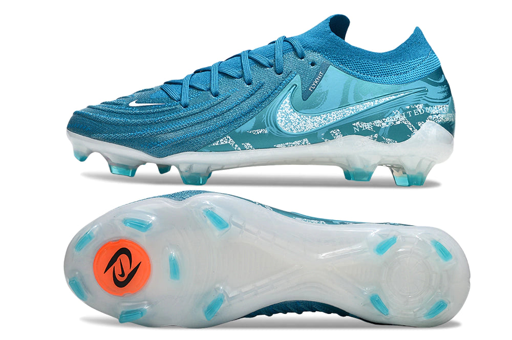 Chuteira Nike Phantom GX2 Elite Campo FG - Azul/Branco
