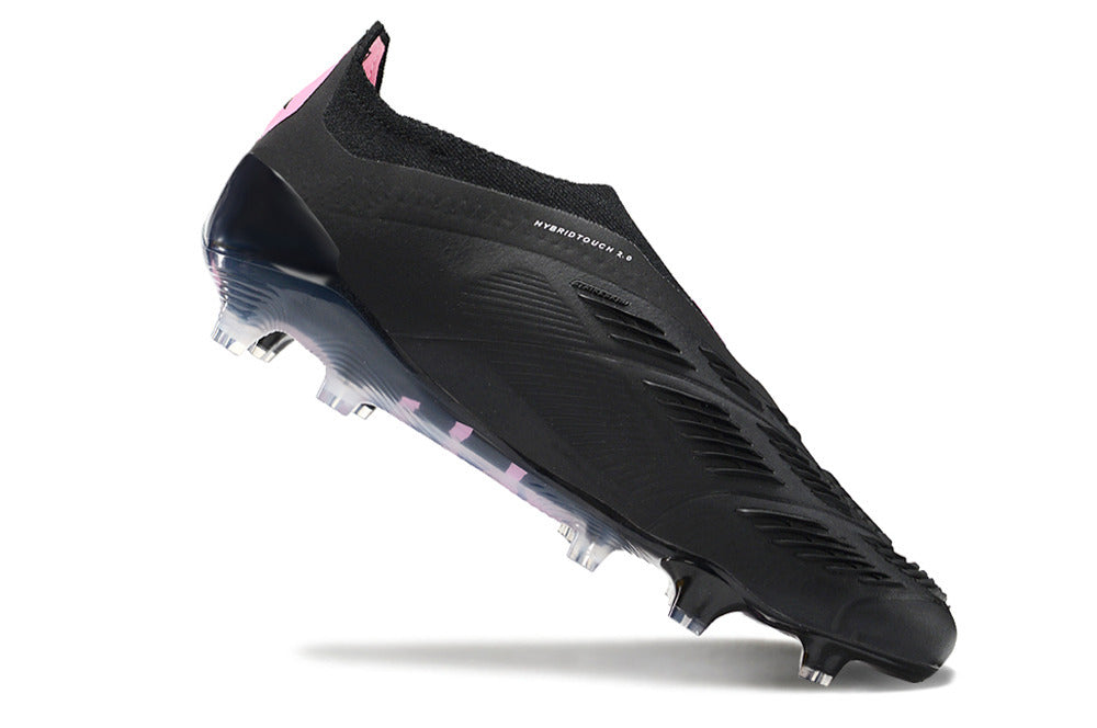 Chuteira Adidas Predstrike Elite Laceless Campo - Preto/Rosa