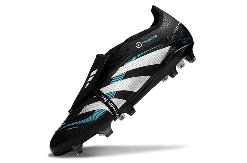 Chuteira Adidas Predator Elite Tongue 25 Campo FG - PRETO/Branco