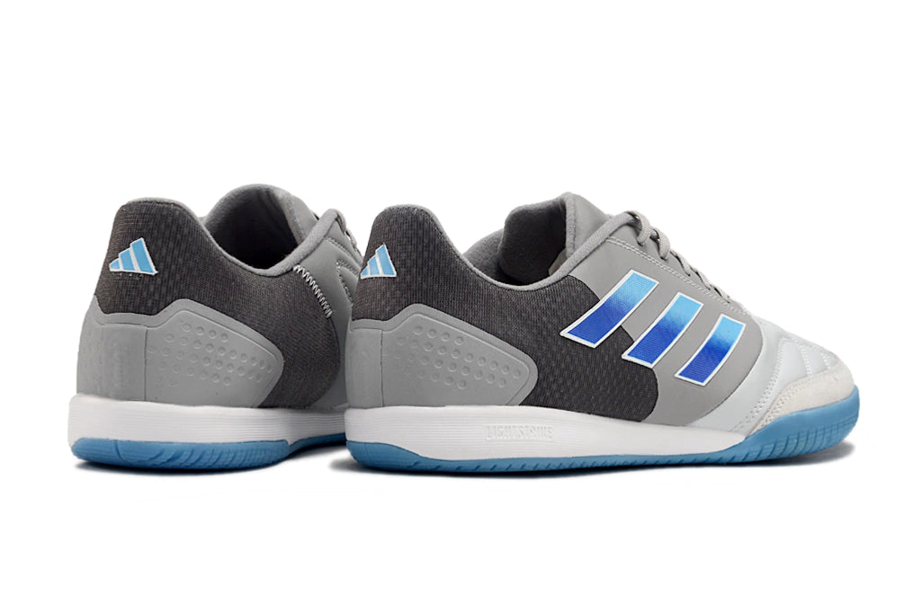 Chuteira Adidas Top Sala Futsal - Cinza/Azul
