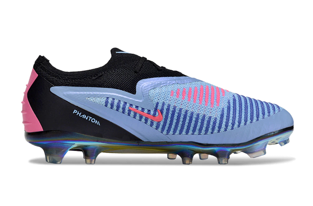 Chuteira Campo NIKE Phantom 6 Elite FG - Azul/Rosa