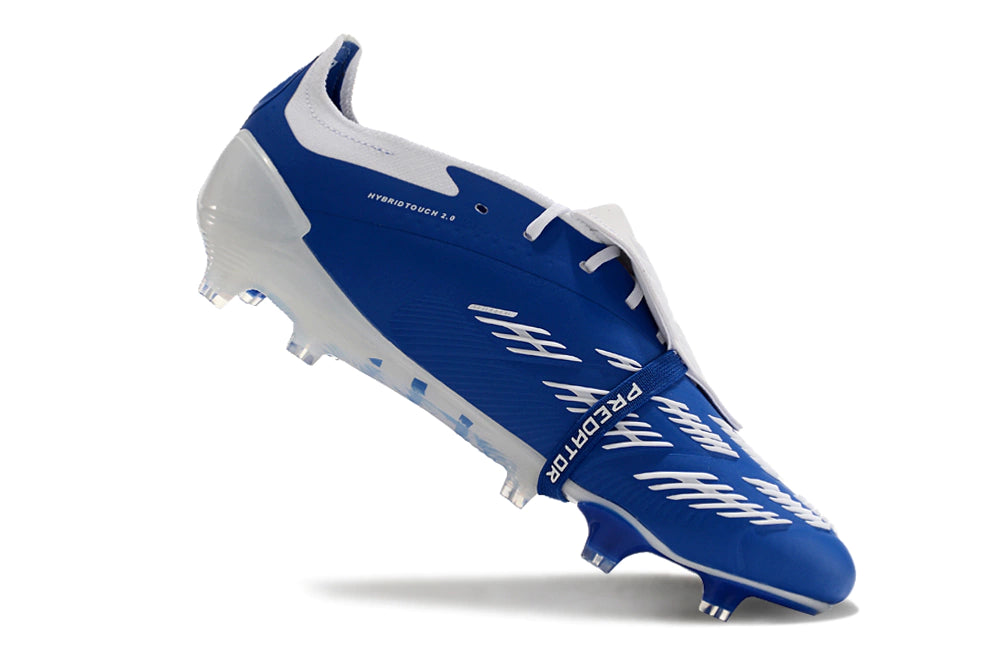 Chuteira Adidas Predstrike Elite Campo - Azul/Branco