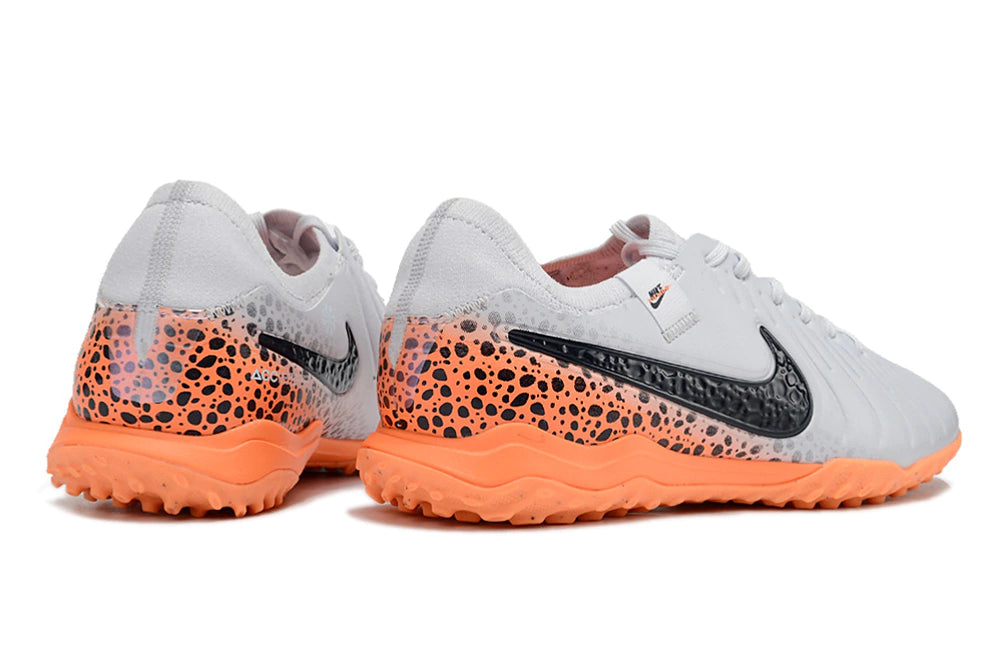 Chuteira Nike Tiempo 10 Pro Society - Cinza/Laranja
