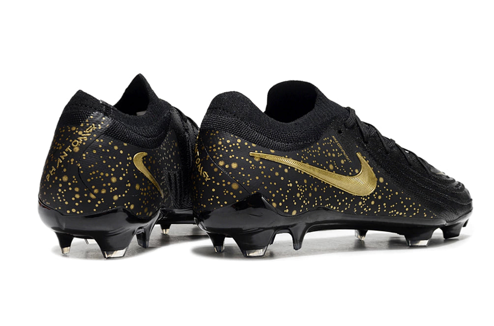Chuteira Nike Campo Phantom GX2 Elite Campo FG - Preto/Dourado