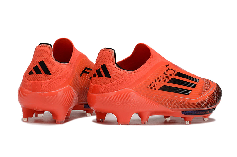 Chuteira Adidas F50+ Elite Campo - Preto/Vermelho