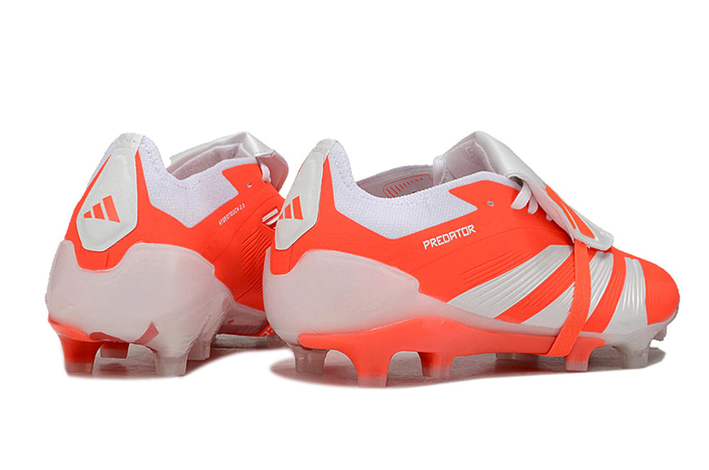 Chuteira Adidas Predstrike Elite Campo - Laranja/Branco
